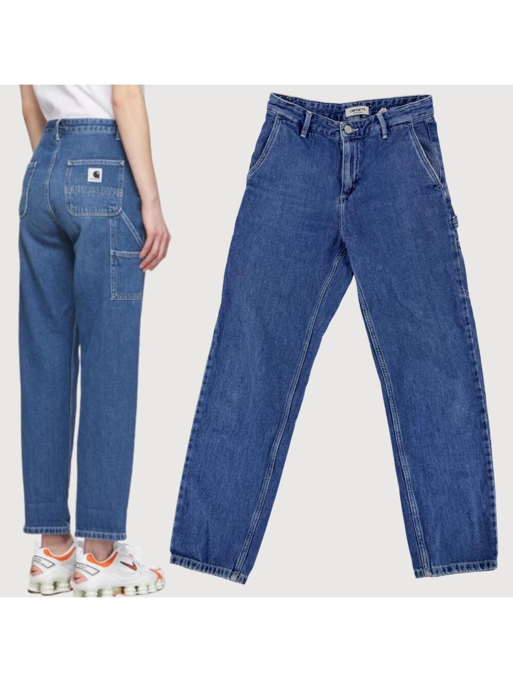 Carhartt WIP Pierce Boyfriend Carpenter Jeans 26 - Picture 1 of 9